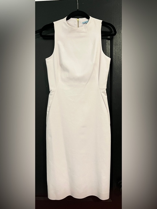 ANTONIO MELANI Dresses & Skirts - ANTONIO MELANI Pale Pink Sleeveless Midi Sheath Dress Size 2